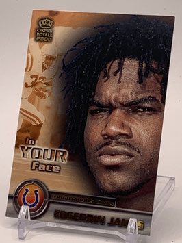 Edgerrin James (Colts) 2000 Pacific Crown Royale In Your Face #10