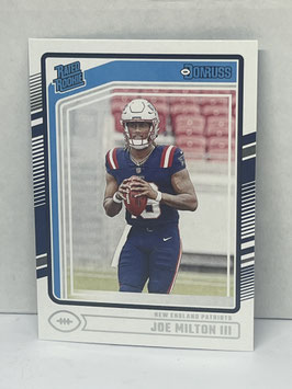 Joe Milton III (Patriots) 2024 Donruss Rated Rookie #319