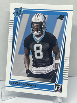 Jaycee Horn (Panthers) 2021 Donruss Rated Rookie #329
