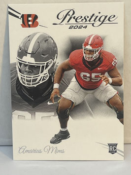 Amarius Mims (Georgia/ Bengals) 2024 Prestige #318