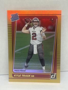 Kyle Trask (Buccaneers) 2021 Panini Donruss Press Proof Premium #257