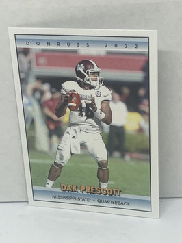 Dak Prescott (Mississippi State/ Cowboys) 2022 Chronicles Draft Donruss Bronze #6