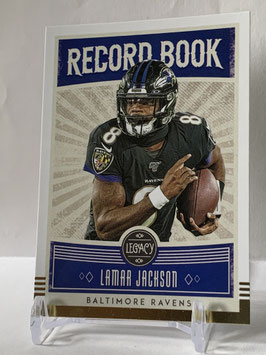 Lamar Jackson (Ravens) 2020 Legacy Record Book #RB-LJ