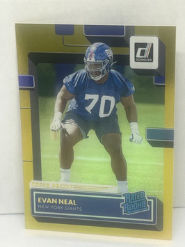 Evan Neal (Giants) 2022 Donruss Press Proof Premium #398