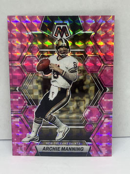 Archie Manning (Saints) 2023 Mosaic Pink Camo Prizm #173