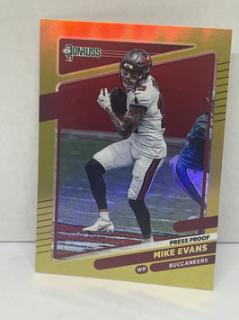 Mike Evans (Buccaneers) 2021 Panini Donruss Press Proof Premium #101