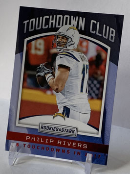 Philip Rivers (Chargers) 2018 Rookies & Stars Touchdown Club #TD-5