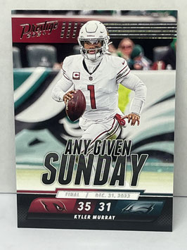 Kyler Murray (Cardinals) 2024 Prestige Any Given Sunday #AGS-KMY