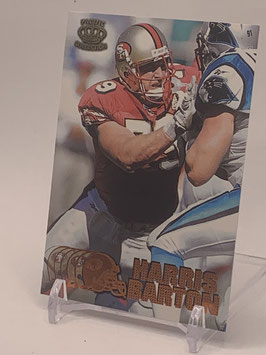 Harris Barton (49ers) 1997 Pacific Crown Collection Copper #365