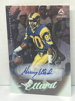 Henry Ellard (Rams) 2025 Luminance Autograph #69