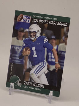 Zach Wilson II (BYU/Jets) 2021 Leaf Pro Set Draft Day #PSDD2