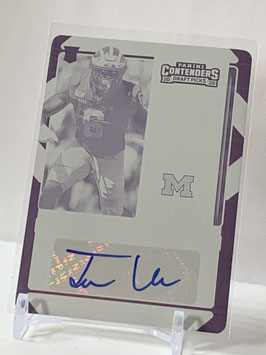 Josh Uche (Patriots) 2020 Contenders Draft Rookie Ticket Autograph Printing Plate #248