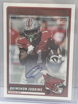 Quinshon Judkins (Ohio State/ Browns) 2025 Score Rookie Auto #38