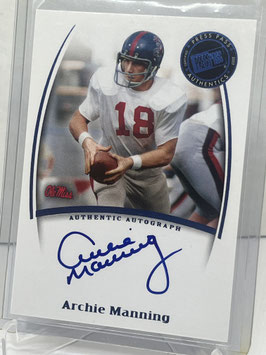 Archie Manning (Ole Miss/ Saints) 2007 Press Pass Legends Saturday Signatures Autograph #NNo