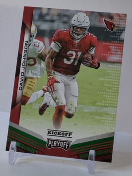 David Johnson (Cardinals) 2019 Playoff Kick Off Green #188