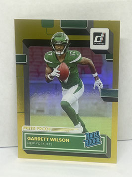 Garrett Wilson (Jets) 2022 Panini Donruss Press Proof Premium #306