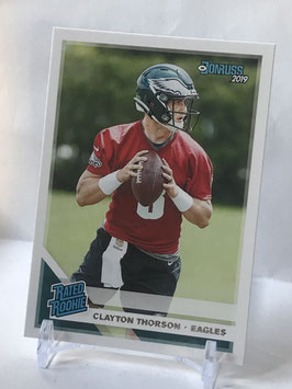 Clayton Thorson (Eagles) 2019 Donruss Rated Rookie #350