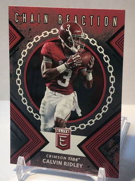 Calvin Ridley (Alabama/ Falcons) 2018 Panini Elite Draft Picks Chain Reaction #3