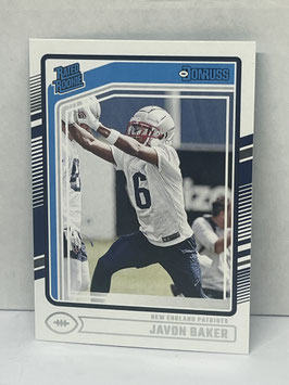 Javon Baker (Patriots) 2024 Donruss Rated Rookie #353