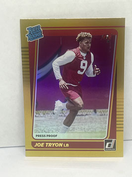 Joe Tryon (Buccaneers) 2021 Panini Donruss Press Proof Premium #346
