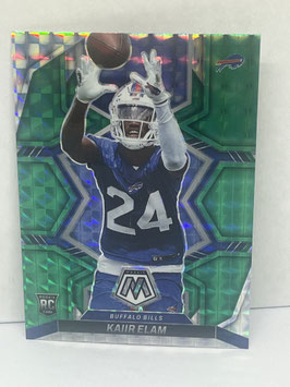 Kaiir Elam (Bills) 2022 Mosaic Green Mosaic Prizm #373