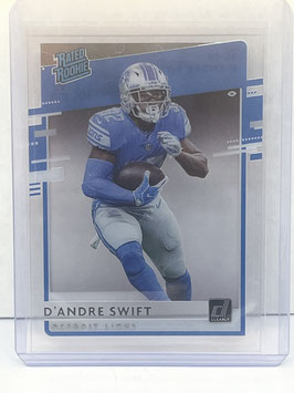 D'Andre Swift (Lions) 2020 Chronicles Donruss Clearly Rated Rookie #RR-DS