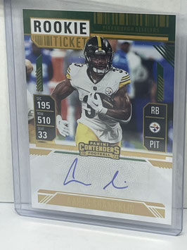 Aaron Shampklin (Steelers) 2024 Contenders Green Rookie Ticket Autograph #589