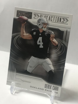 Derek Carr (Raiders) 2018 Panini Playbook Play Action #5