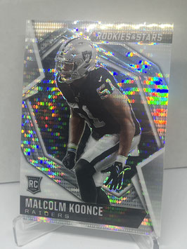 Malcolm Koonce (Raiders) 2021 Rookies & Stars Pulsar Prizm #198