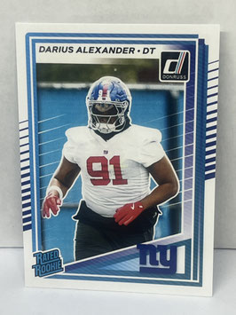 Darius Alexander (Giants) 2025 Donruss Donruss Rated Rookie #379