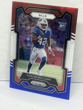 Dorian Williams (Bills) 2023 Prizm Red White Blue Pizm #309