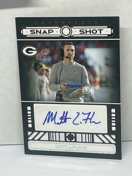 Matt LaFleur (Packers) 2024 Photogenic Snap Shot Autograph #SSA-MLA