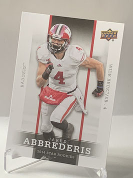 Jared Abbrederis (Wisconsin/ Rams) 2014 Upper Deck Star Rookies #39