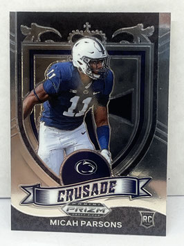 Micah Parsons (Penn State/ Cowboys) 2021 Prizm Draft Crusade #176