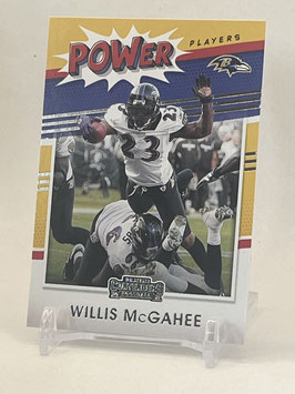 Willis McGahee (Ravens) 2021 Contenders Power Players #PP-WMC