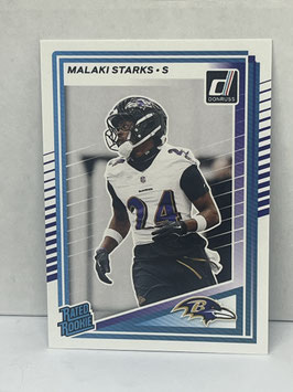 Malaki Starks (Ravens) 2025 Donruss Rated Rookie #346