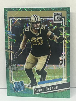 Bryan Bresee (Saints) 2023 Donruss Optic Rated Rookie Green Velocity Prizm #276