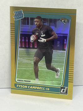 Tyson Campbell (Jaguars) 2022 Panini Donruss Press Proof Premium #347
