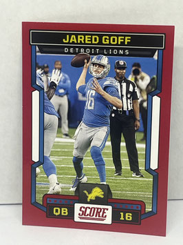 Jared Goff (Lions) 2023 Score Red #79