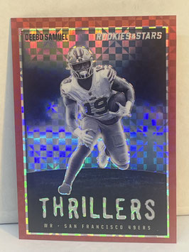 Deebo Samuel (49ers) 2023 Rookies & Stars Thrillers Red Plaid #TH-26