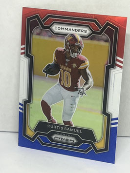 Curtis Samuel (Commanders) 2023 Prizm Red White Blue Pizm #294