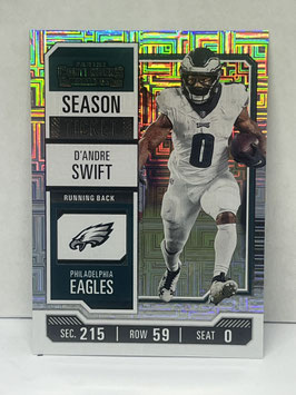 D#Andre Swift (Eagles) 2023 Contenders Hobby #78