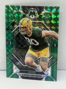 Lukas Van Ness (Packers) 2023 Mosaic Green Camo Prizm #342