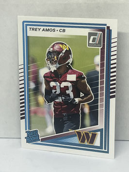 Trey Amos (Commanders) 2025 Donruss Rated Rookie #369