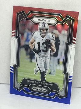 Hunter Renfrow (Raiders) 2023 Prizm Red White Blue Pizm #175
