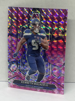 Kenneth Walker III (Seahawks) 2024 Mosaic Pink Camo Prizm #198