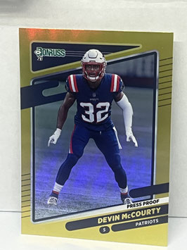 Devin McCourty (Patriots) 2021 Donruss Press Proof Premium #51