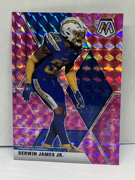 Dervin James Jr. (Chargers) 2020 Mosaic Pink Camo Prizm #115