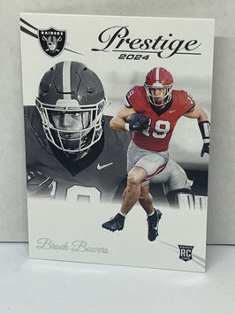 Brock Bowers (Georgia/ Raiders) 2024 Prestige #305