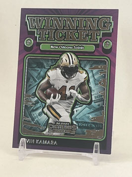 Alvin Kamara (Saints) 2021 Contenders Winning Ticket #WT-AKA